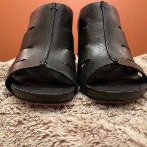 Nicole Women's Delphine Heeled Sandal Black - Size 8.5